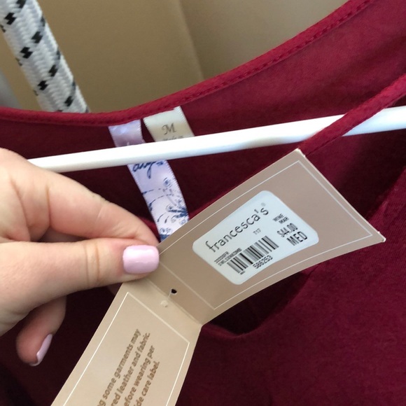 NWT Ombré Crossneck Francesca’s Dress - Picture 3 of 4